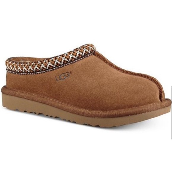 UGG Other - UGG Girls Tasman Light Brown Slipper Moccasins 2